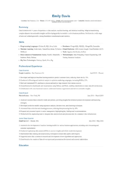 Online markdown resume creation is possible with Resumes