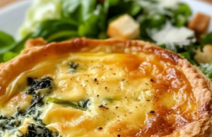 Spinach and Feta Stuffed Phyllo Tart Recipe