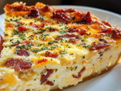 Bacon and Cheese Crustless Quiche