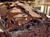Hot Fudge Brownie Bread