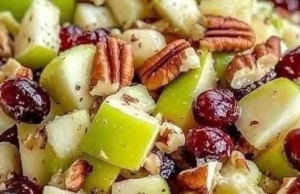 Fresh Apple Cranberry Pecan Salad