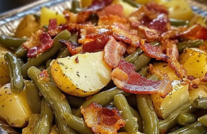Country Ranch Green Beans ‘n Potatoes with Bacon