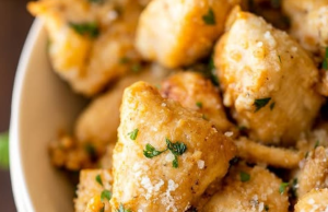 Garlic Parmesan Chicken Bites