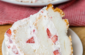 Strawberry Angel Cake