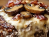 Bacon Mushroom Swiss Cheese Meatloaf