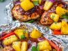 Hawaiian BBQ Chicken and Pineapple Foil Packets