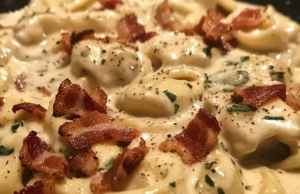 Chicken Alfredo Bacon Tortellini Recipe