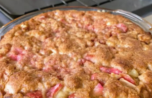 Rhubarb Sour Cream Pie Recipe