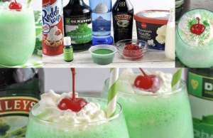 St. Patrick’s Day Boozy Shamrock Shake Recipe