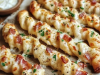 Garlic Butter Bacon Alfredo Pizza Twists Recipe