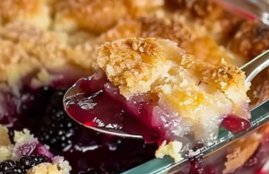 Warm & Sweet Blackberry Cobbler Recipe