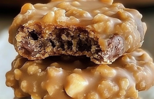 No-Bake Salted Caramel Cookies Recipe