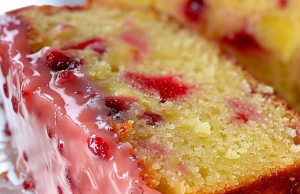Pineapple Strawberry Pound Cake Recipe