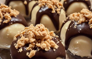 No-Bake Peanut Butter Cheesecake Balls