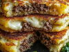 Potato Pancakes with Savory Beef and Cheese