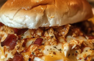 Crock Pot Ranch Chicken Sandwiches