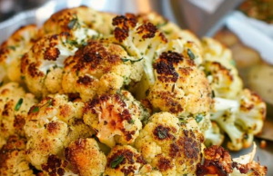 Garlic and Herb Roasted Cauliflower