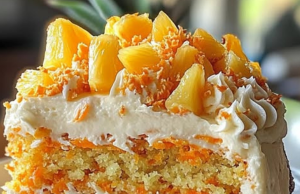 Hawaiian Carrot Pineapple Cake