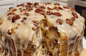 Pineapple Pecan Cream Cheese Pound Cake