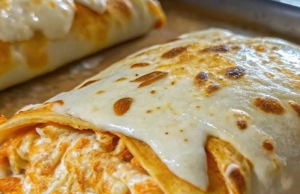 Ooey-Gooey Buffalo Chicken Pizza Pockets