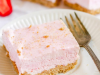 No-Bake Strawberry Cheesecake Bars