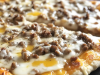 Biscuits and Sausage Gravy Breakfast Pizza