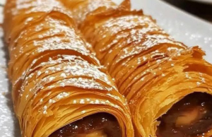 Puffy Rolls with Praline and Butter Cream