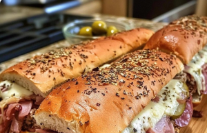 Baked Italian Sub Sandwiches Recipe