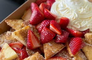 Strawberry Cheesecake Nachos Box Recipe