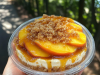 Stuffed Peach Cobbler Mini Cheesecake Recipe