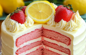 Strawberry Lemonade Cake