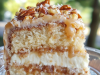 White German Chocolate Cake with Cheesecake Center
