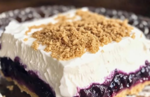Blueberry Delight (No-Bake Dessert)
