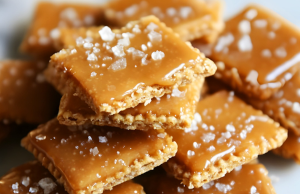 Salted Caramel Cracker Bites Recipe