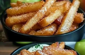Crispy Air Fryer Apple Fries Recipe