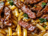 One-Pot Smoky Honey BBQ Steak Pasta Recipe