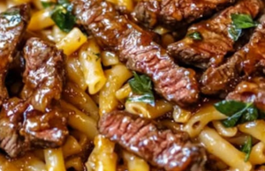 One-Pot Smoky Honey BBQ Steak Pasta Recipe