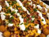 Loaded Cowboy BBQ Tater Tot Nachos Recipe
