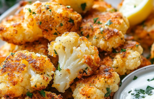 Crispy Baked Cauliflower Bites Recipe