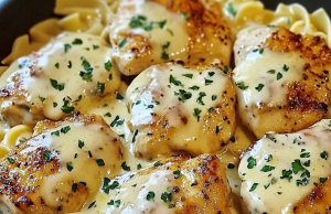 One-Pan Chicken with Buttered Noodles Recipe