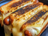 Air Fryer Grilled Cheese Hot Dogs Recipe