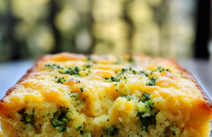 Cheesy Broccoli Cornbread Recipe