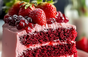 Strawberry Velvet Cake