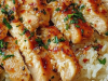 Chicken Scampi with Garlic Parmesan Rice