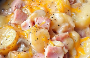 Slow Cooker Ham and Potatoes