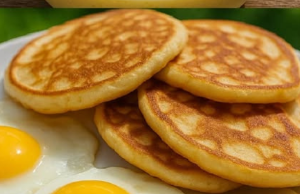 Super Soft Egg & Milk Vanilla Pancakes