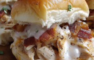 Chicken Bacon Ranch Sliders