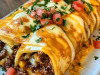 Beef and Cheese Chimichangas