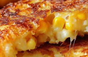 Crispy Cheddar Corn Potato Fritters