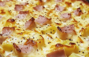 Cheesy Ham and Potato Casserole